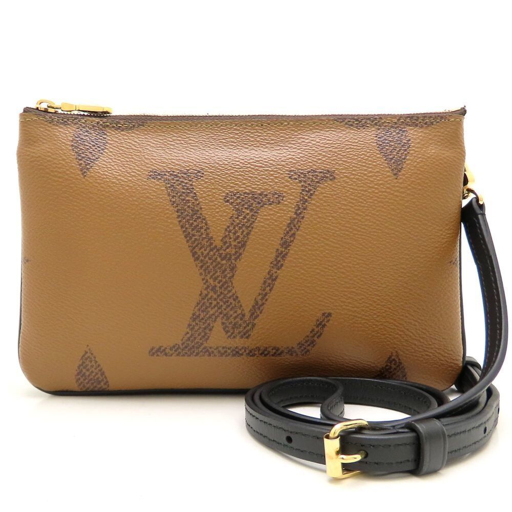 LOUIS VUITTON Louis Vuitton Monogram Giant Reverse Pochette Double Zip M69203...